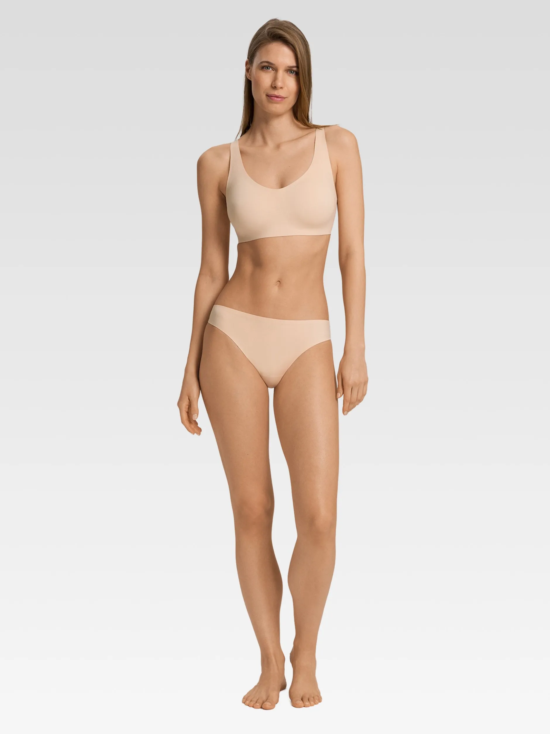Hanro Damen Soft-BH - Invisible Touch in beige