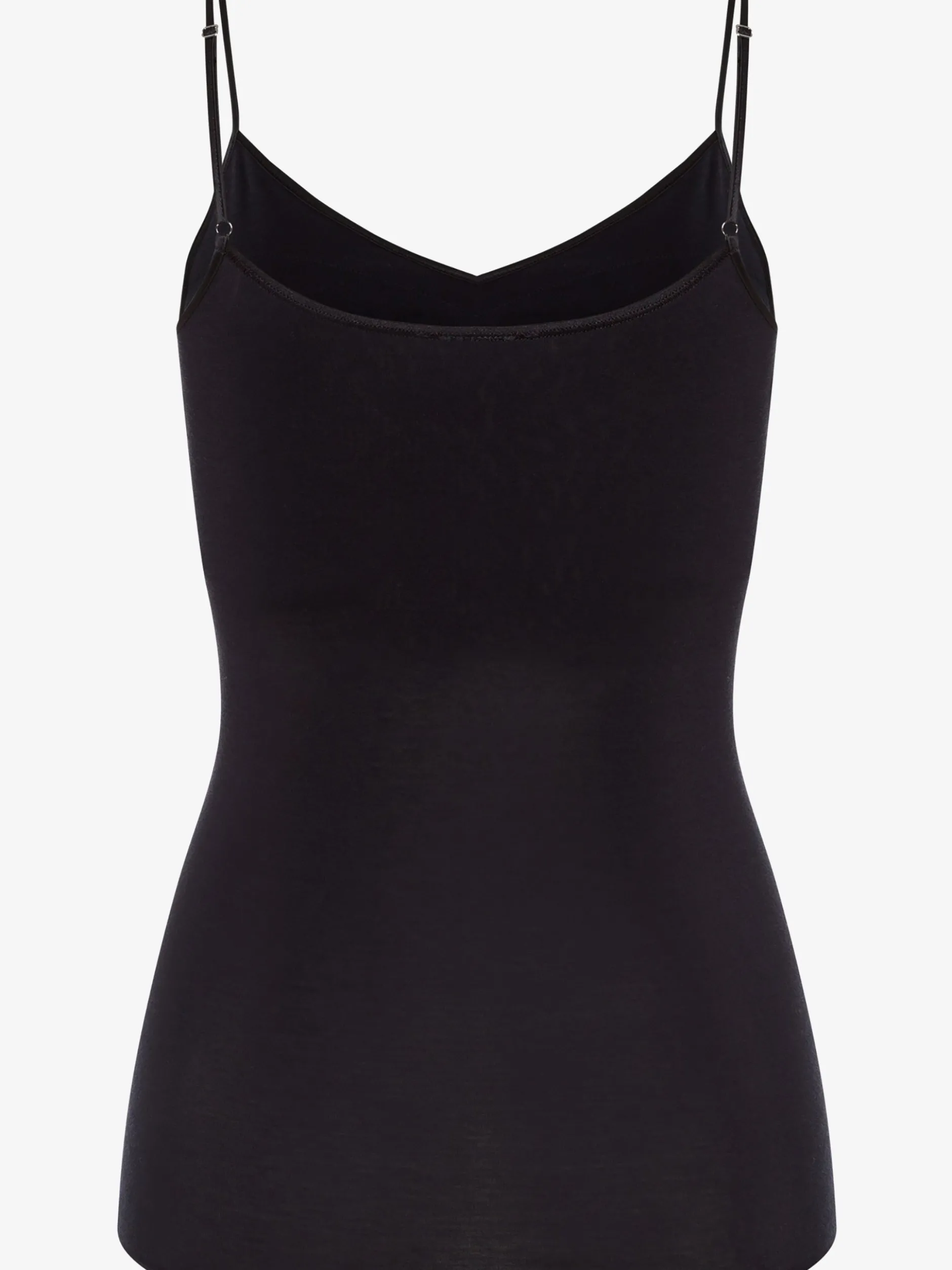 Hanro Damen Spaghettitop - Cotton Seamless Padded in schwarz
