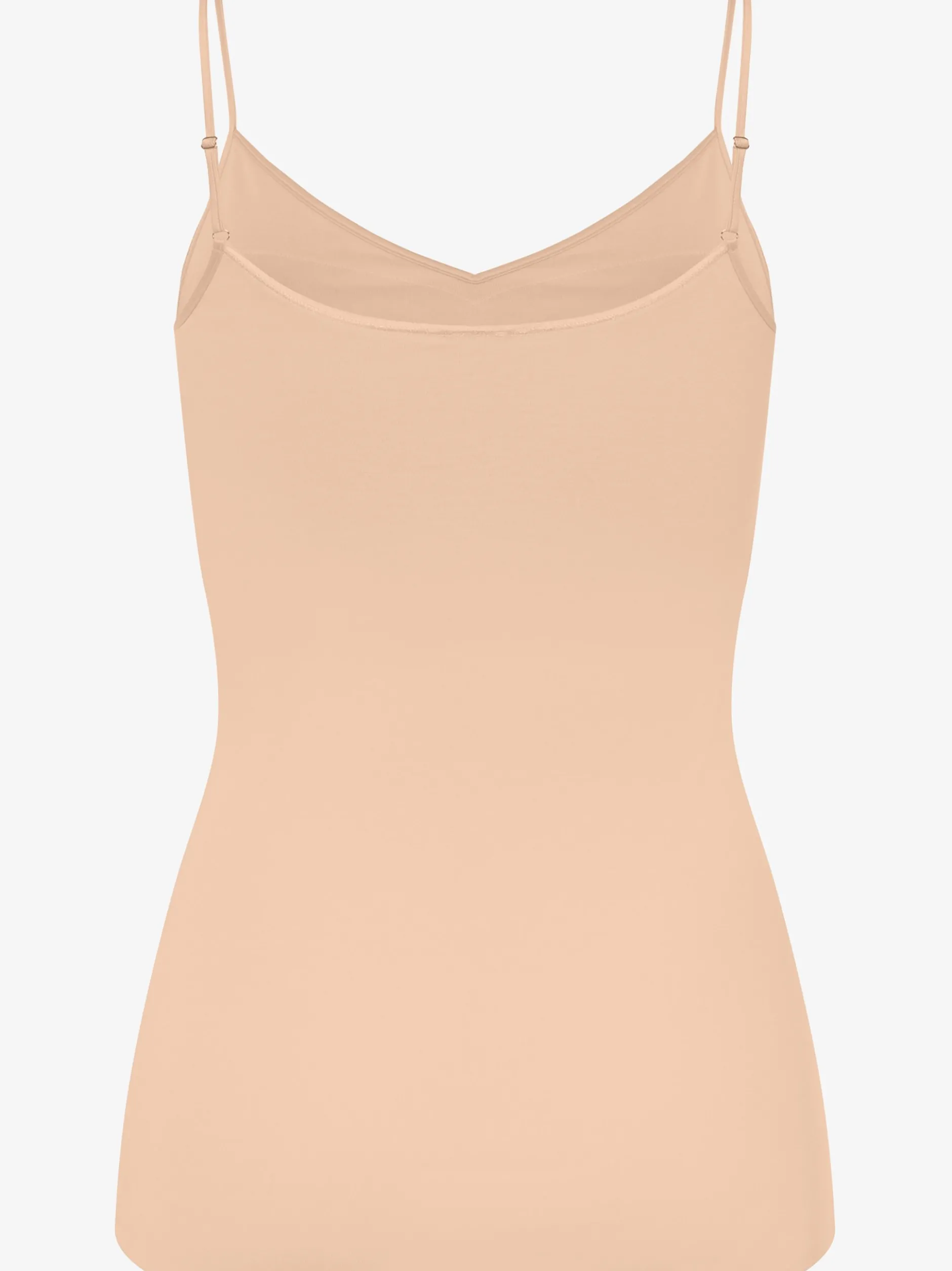 Hanro Damen Spaghettitop - Cotton Seamless Padded in beige