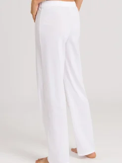 Hanro Damen Stoffhose - Natural Wear in weiß