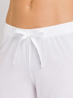 Hanro Damen Stoffhose - Natural Wear in weiß