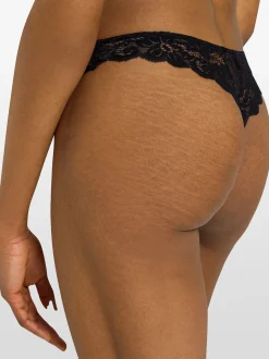 Hanro Damen String - Moments in schwarz