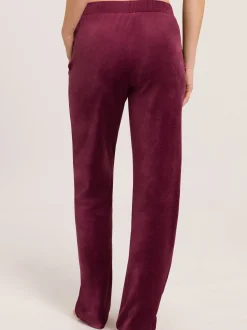Hanro Damen Sweatpants - Favourites in bordeaux