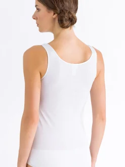 Hanro Damen Tanktop - Cotton Seamless in weiß