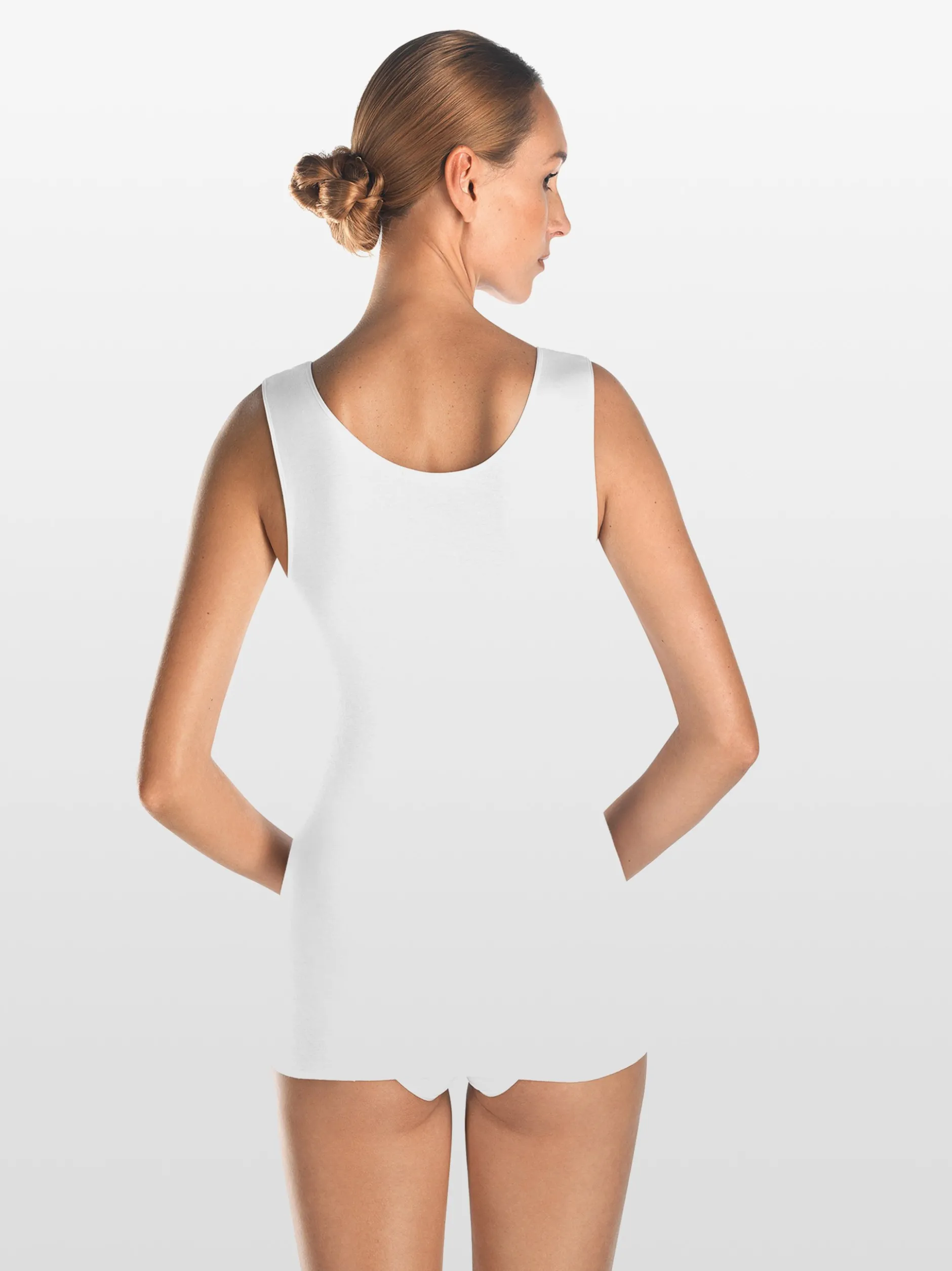 Hanro Damen Top - Cotton Seamless in weiß