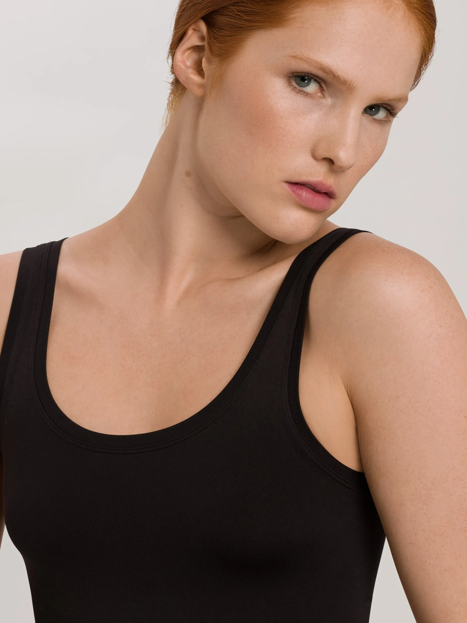 Hanro Damen Trägertop - Touch Feeling in schwarz