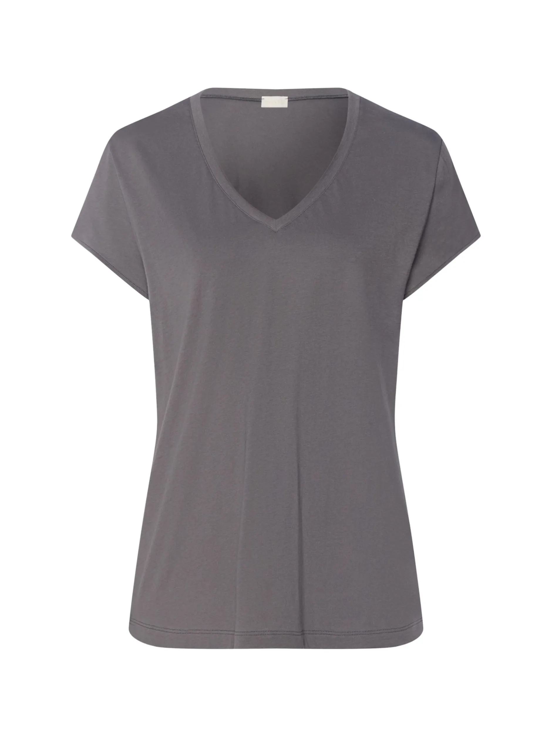 Hanro Damen T-Shirt in anthrazit - Ärmel: kurzarm