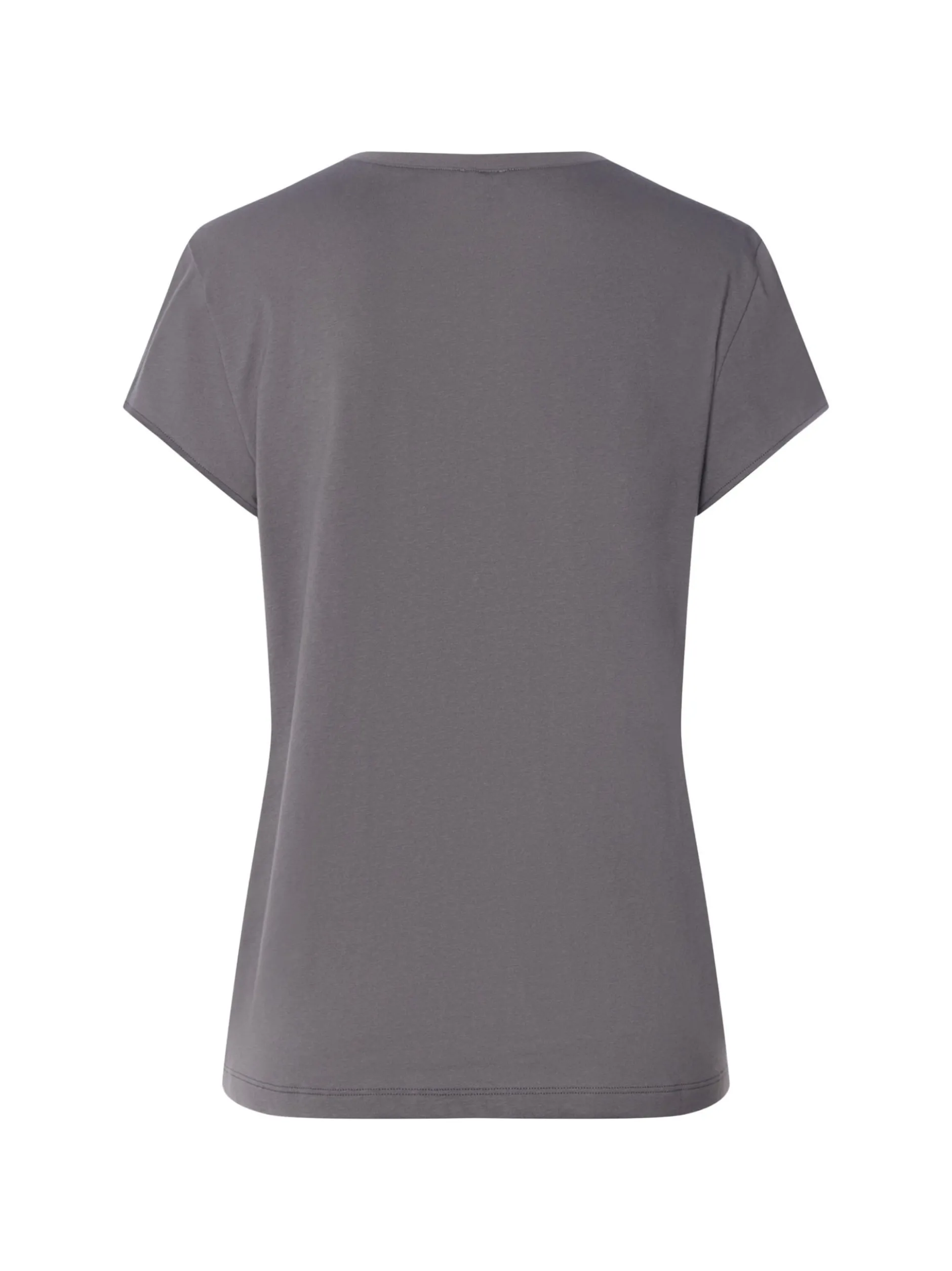 Hanro Damen T-Shirt in anthrazit - Ärmel: kurzarm