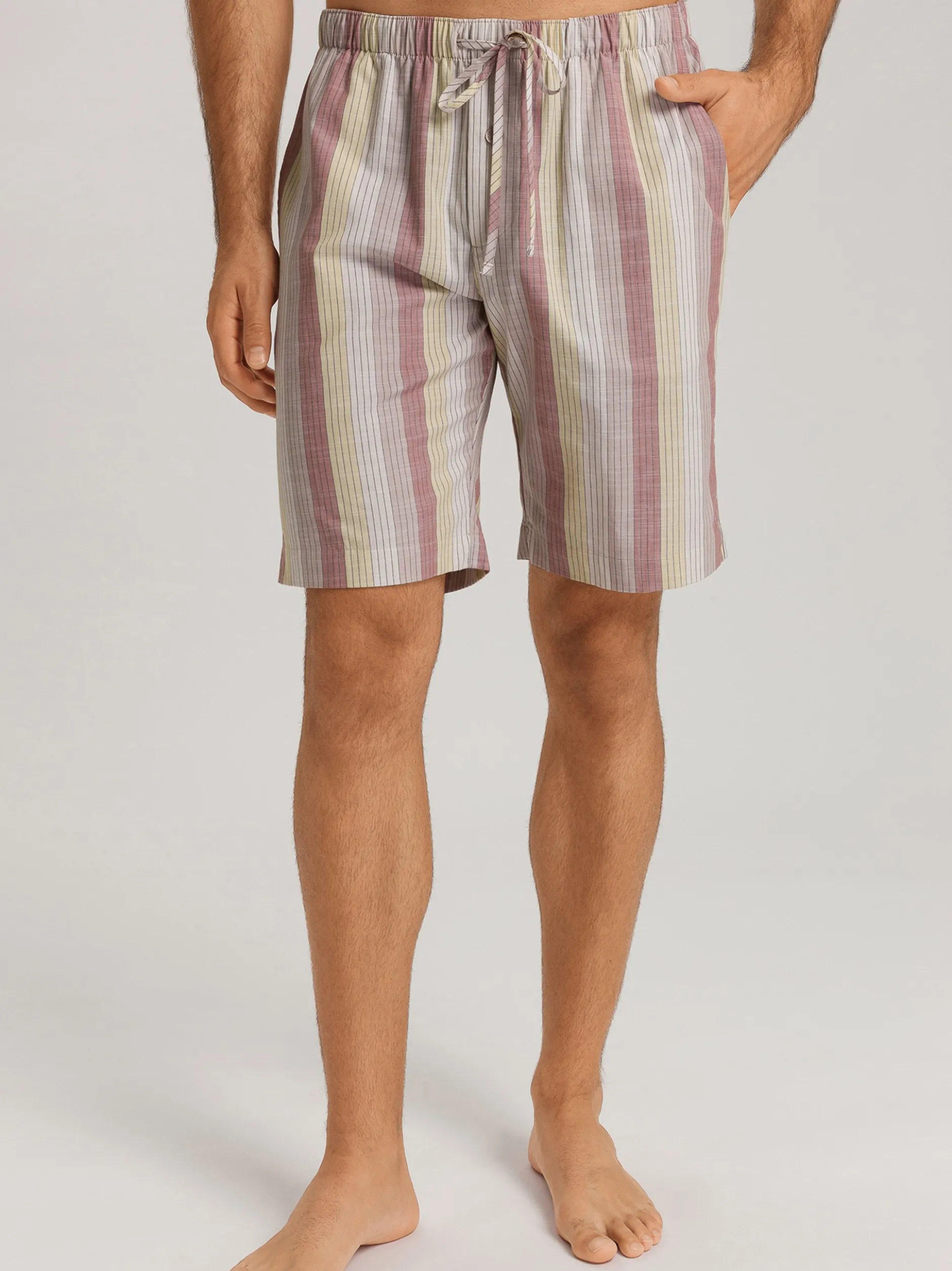Hanro Herren Pyjamashorts - Night & Day in mehrfarbig
