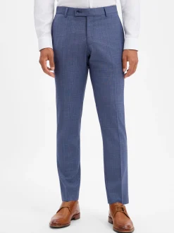 Hechter Paris Herren Baukasten-Hose mit Schurwolle in indigo