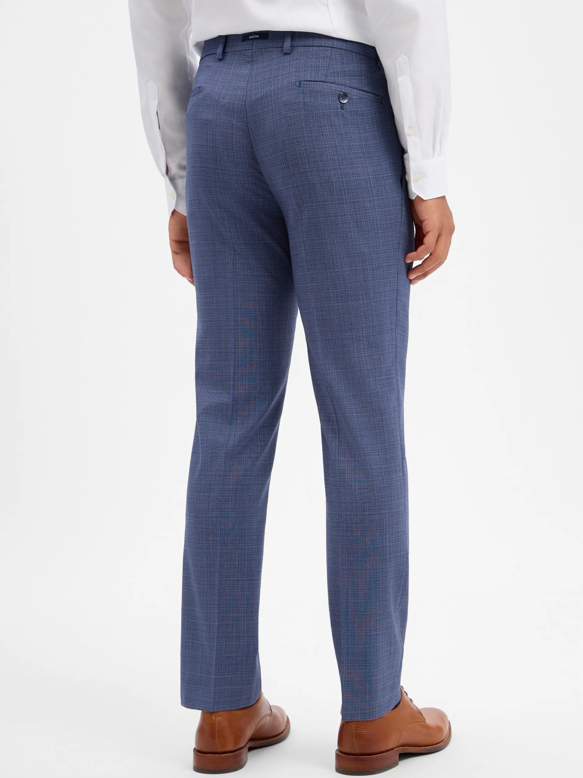 Hechter Paris Herren Baukasten-Hose mit Schurwolle in indigo