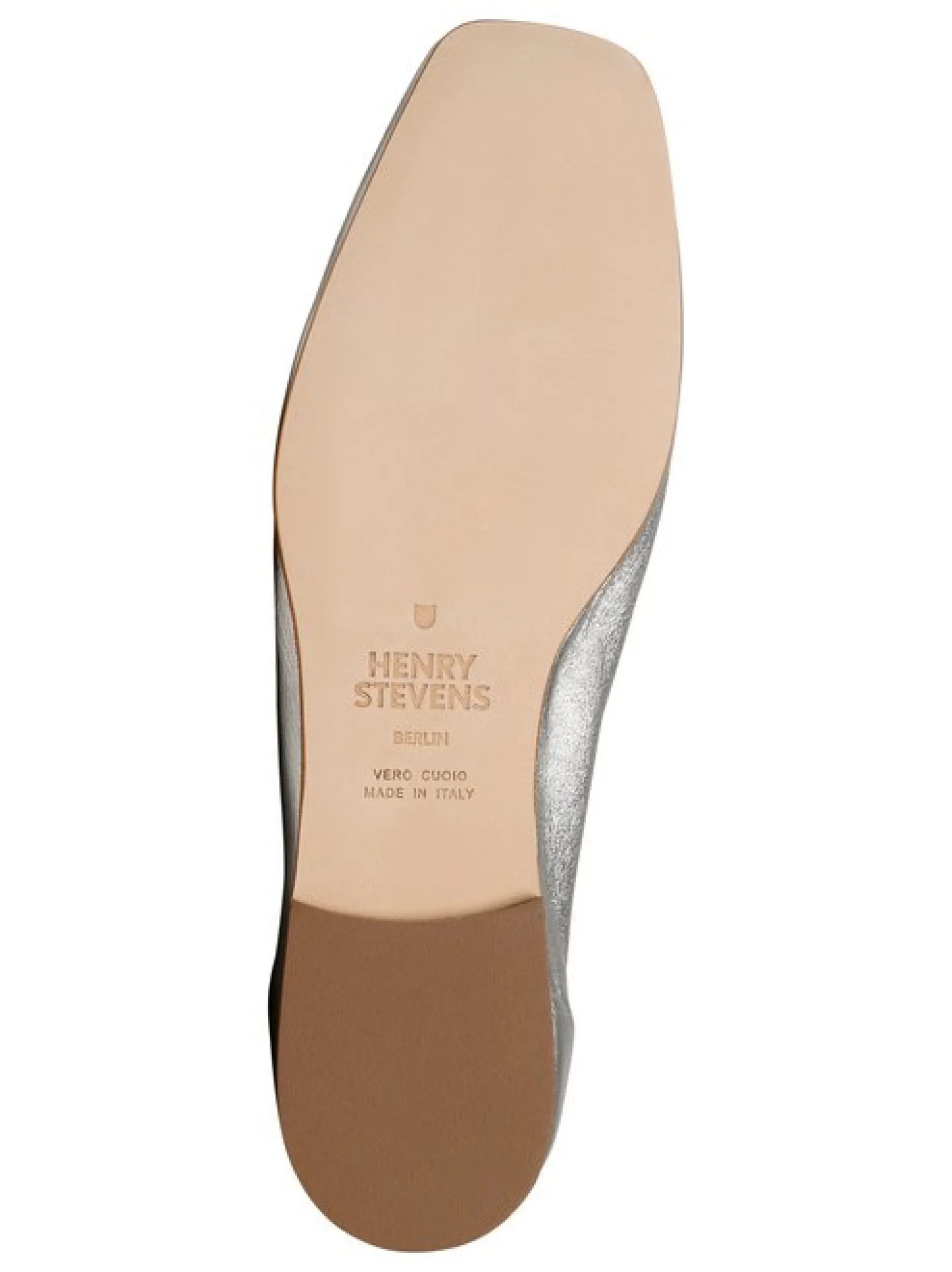 Henry Stevens Damen Loafer – Audrey HVL in silber