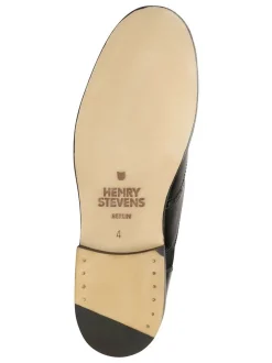 Henry Stevens Damen Schnallenschuhe – Ella FBSM in schwarz