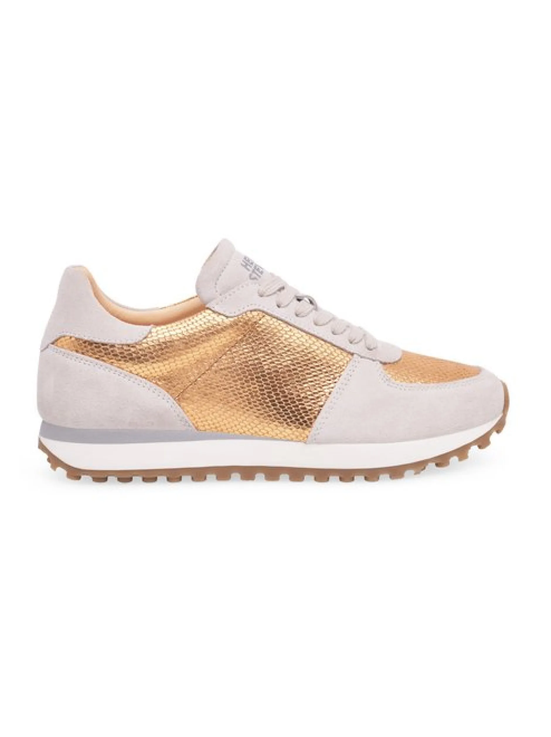 Henry Stevens Damen Sneaker – Sophia R2 in gold grau