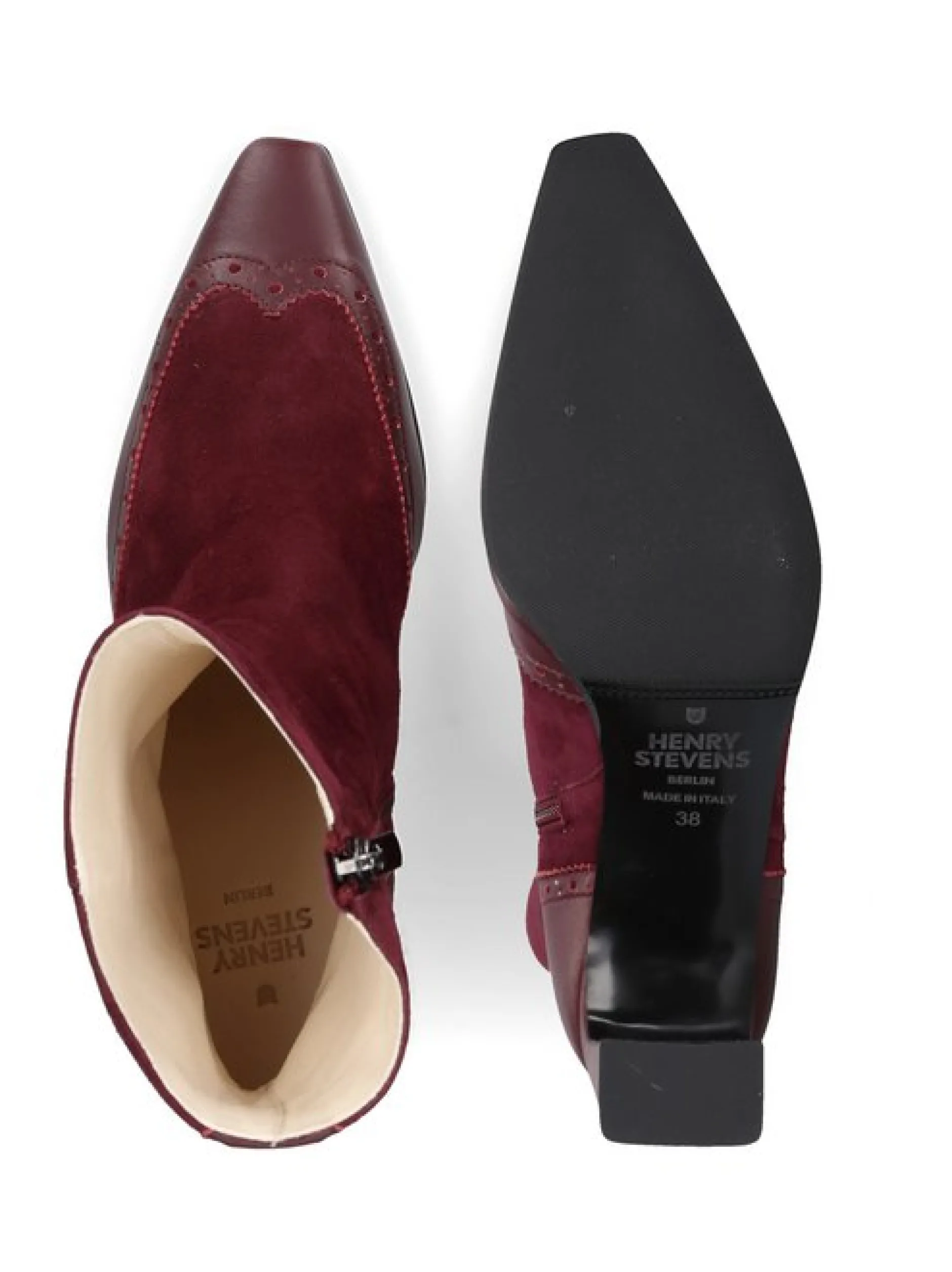 Henry Stevens Damen Stiefeletten – Madison ZB70 in bordeaux