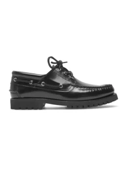 Henry Stevens Herren Bootsschuh – Morgan M DS in schwarz