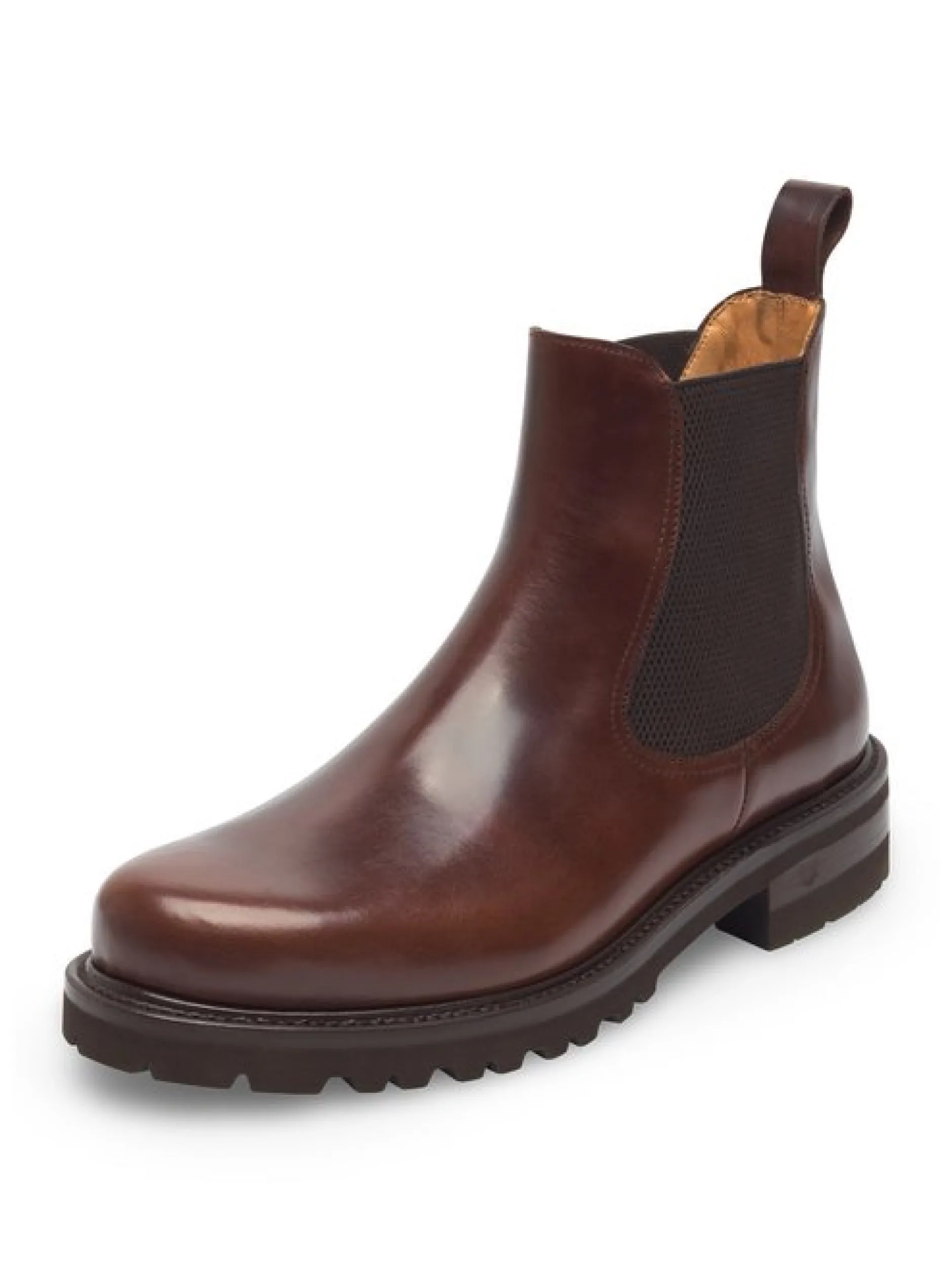 Henry Stevens Herren Chelsea Boots – Harry CB5 in braun