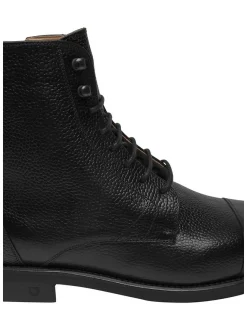 Henry Stevens Herren Schnürboots – Winston CDB2 in schwarz