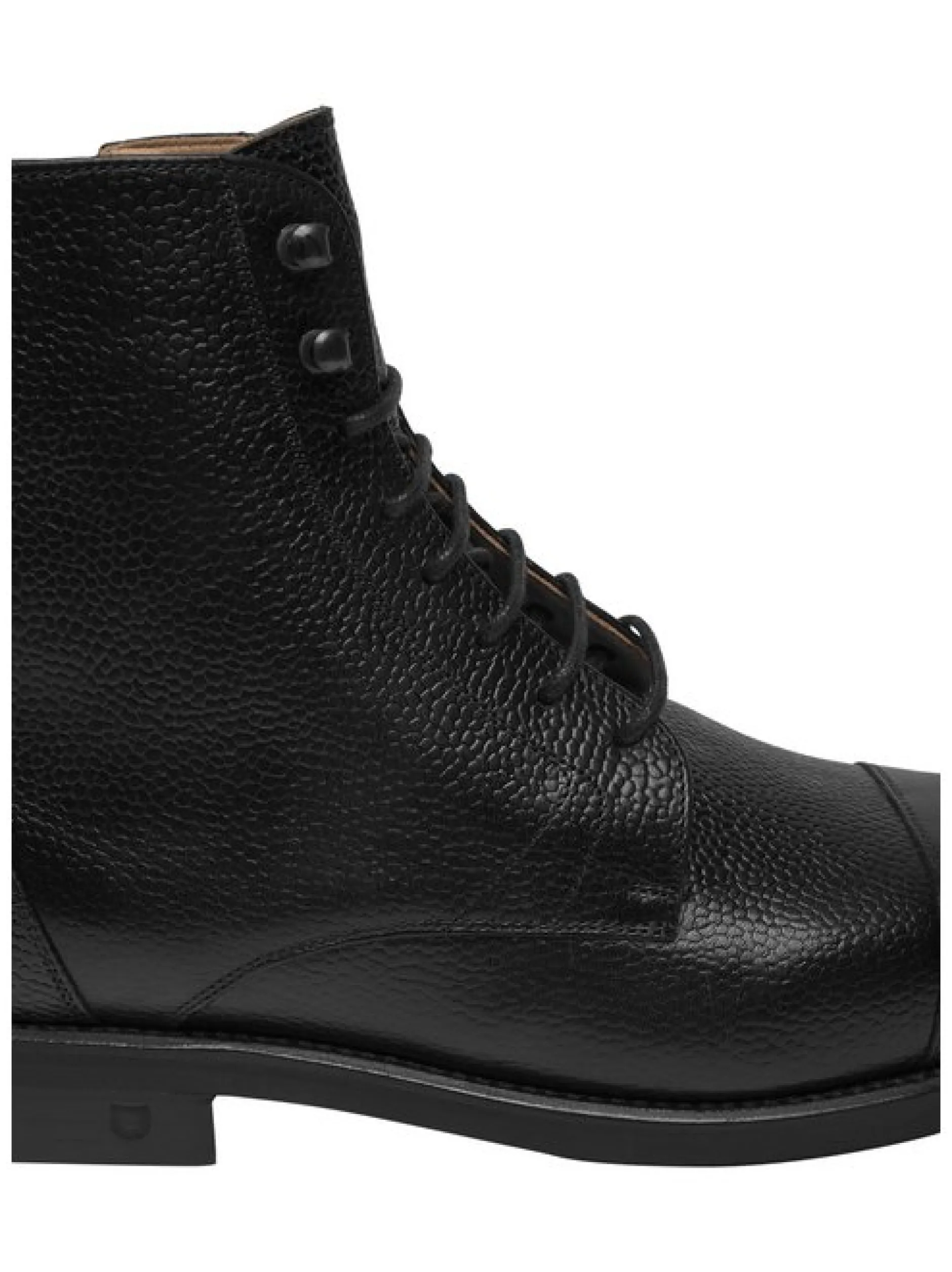 Henry Stevens Herren Schnürboots – Winston CDB2 in schwarz