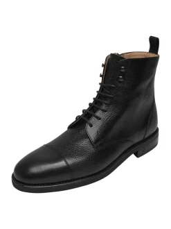 Henry Stevens Herren Schnürboots – Winston CDB2 in schwarz