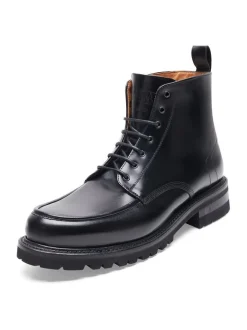 Henry Stevens Herren Schnürboots – Harry NB5 in schwarz