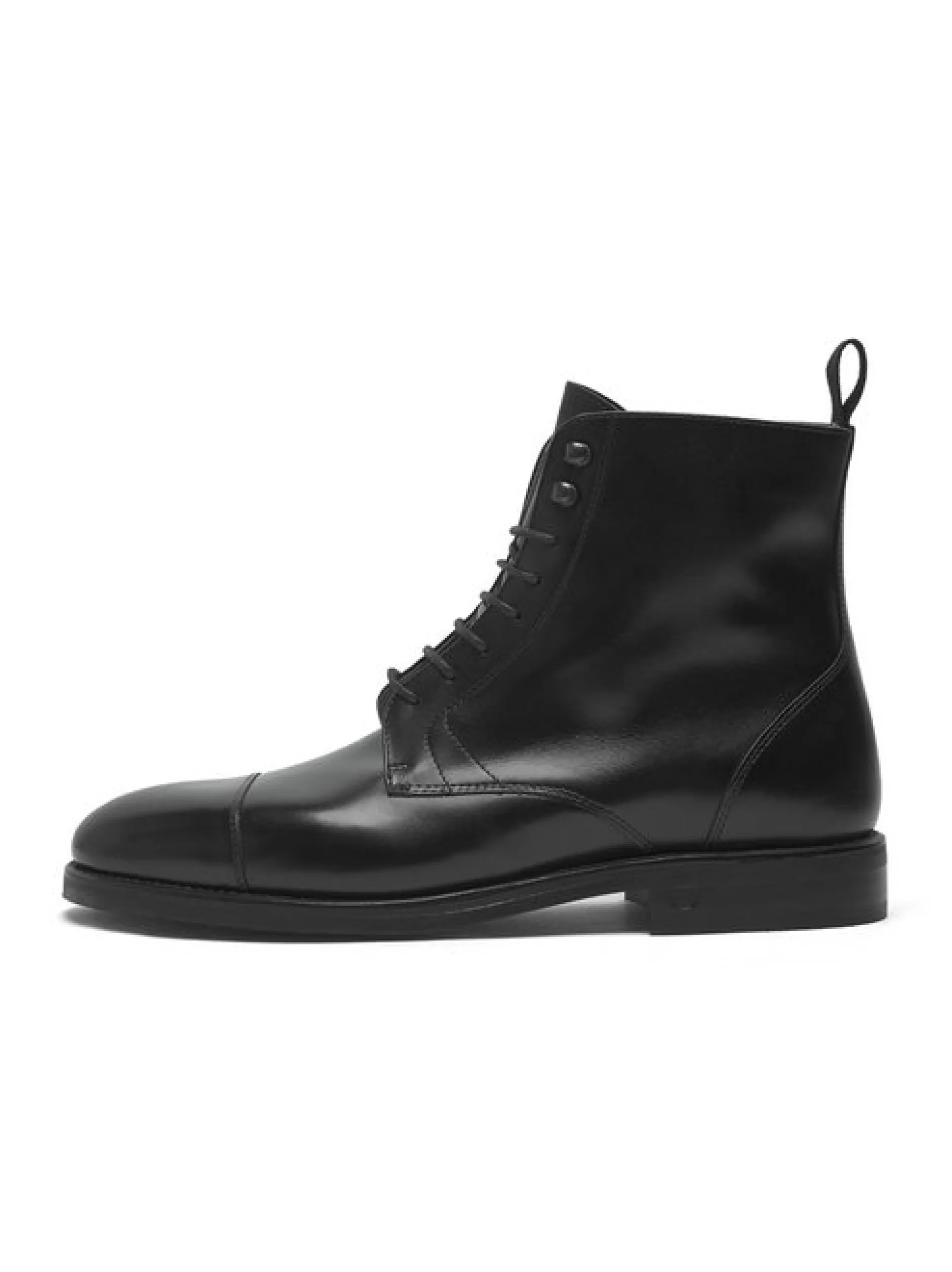 Henry Stevens Herren Schnürboots – Winston CDB2 in schwarz