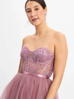 Hey Kyla Damen Abendkleid - Haljina Rochie in altrosa