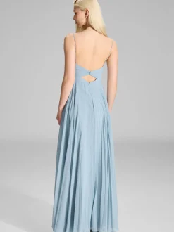 Hey Kyla Damen Abendkleid in hellblau - Länge: lang