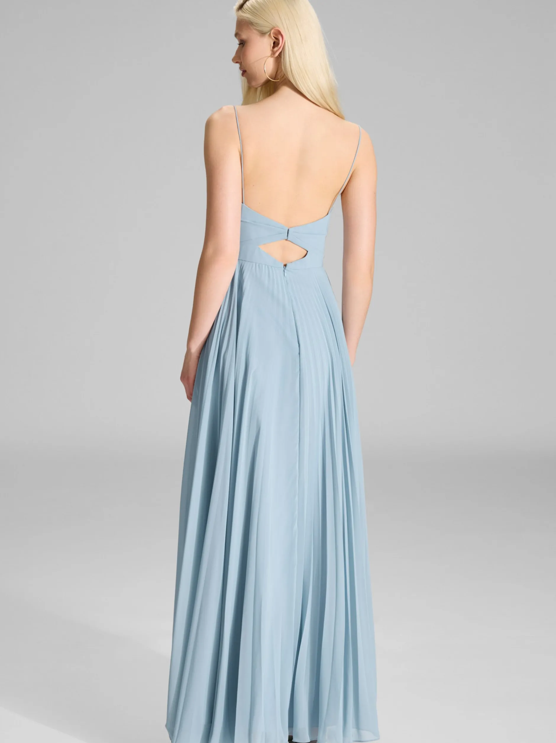 Hey Kyla Damen Abendkleid in hellblau - Länge: lang
