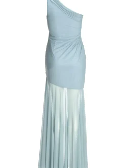 Hey Kyla Damen Abendkleid in hellblau - Ärmel: ohne Arm