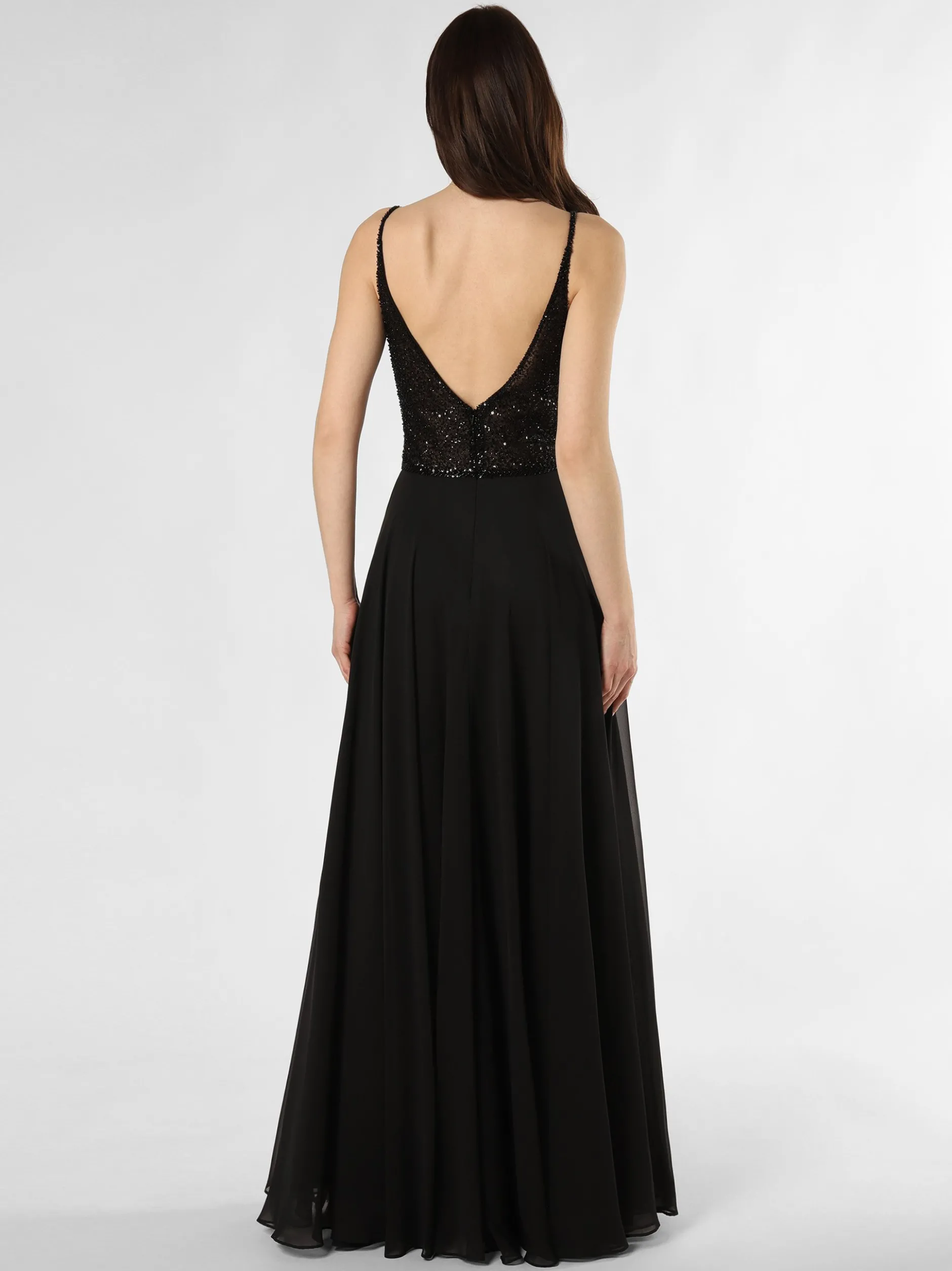 Hey Kyla Damen Abendkleid in schwarz - Ärmel: ohne Arm