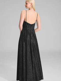 Hey Kyla Damen Abendkleid in schwarz - Ärmel: ohne Arm