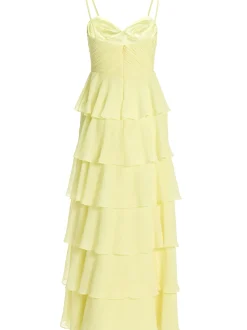 Hey Kyla Damen Abendkleid in vanille - Ärmel: ohne Arm