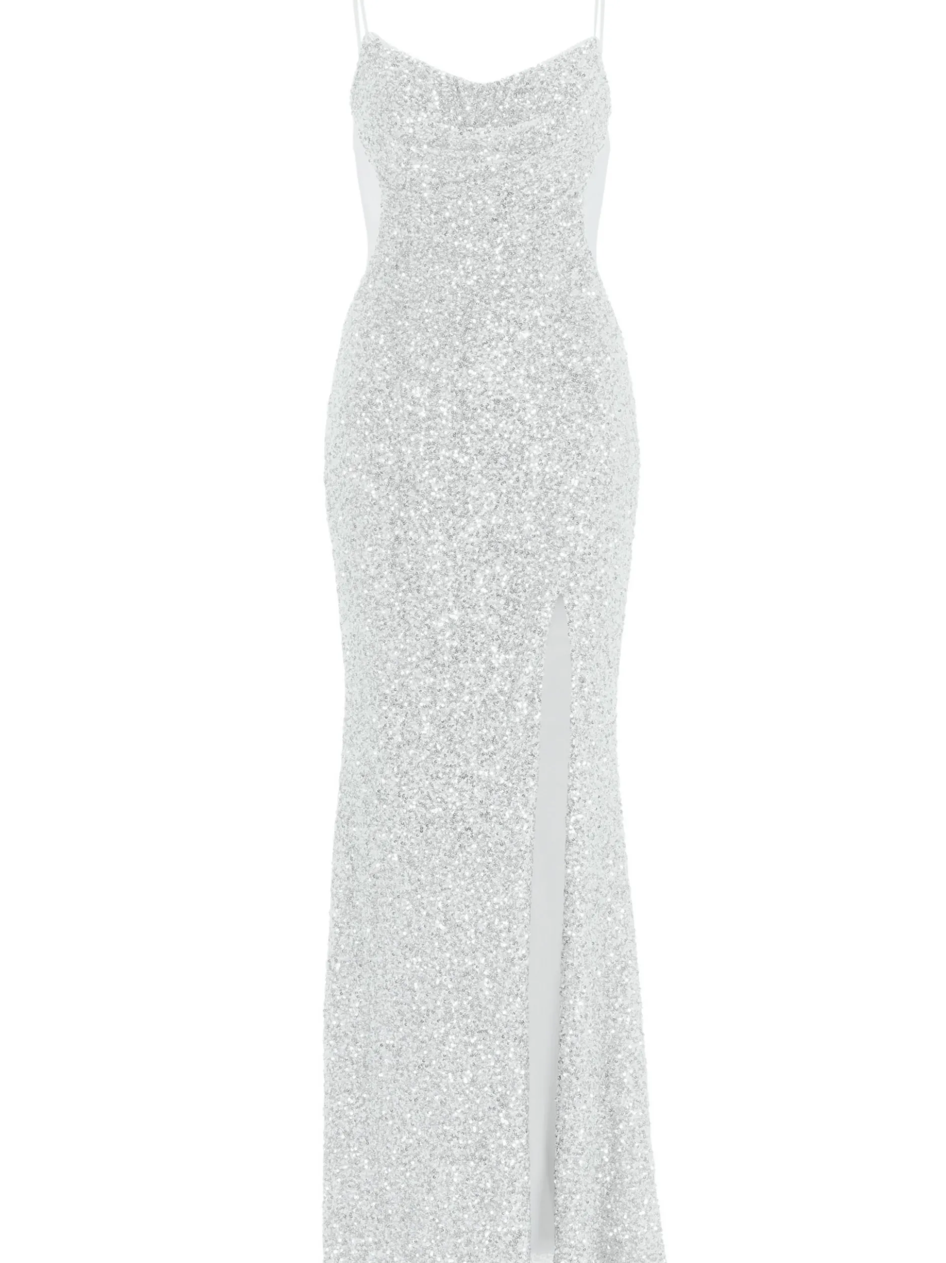 Hey Kyla Damen Abendkleid in weiß - Ärmel: ohne Arm