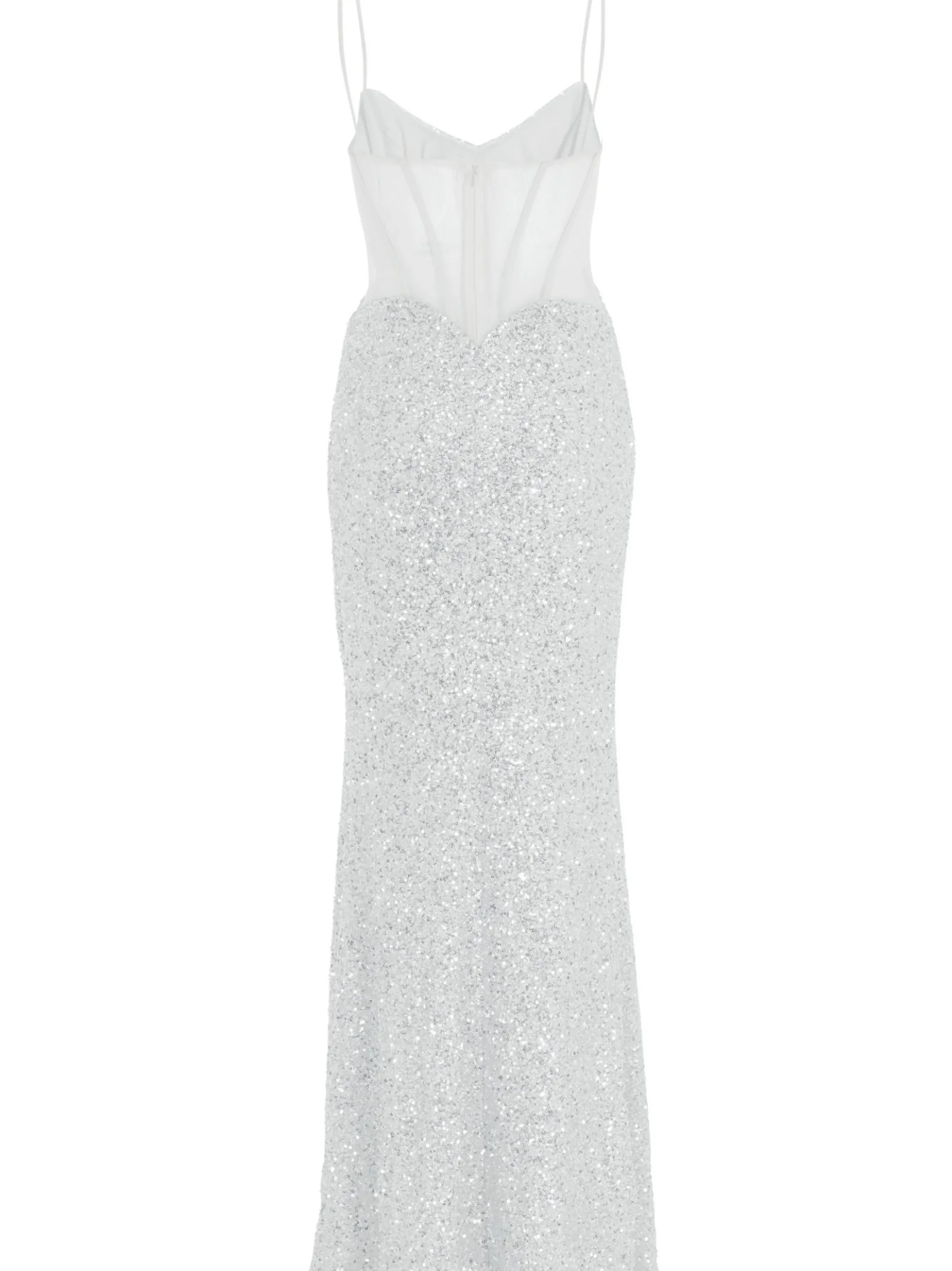 Hey Kyla Damen Abendkleid in weiß - Ärmel: ohne Arm
