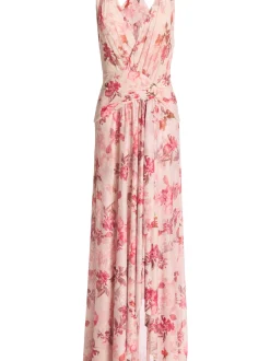 Hey Kyla Damen Neckholder-Kleid in rosa - Länge: lang
