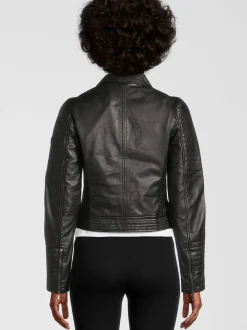 HIS Damen Lederjacke - SABIA in schwarz