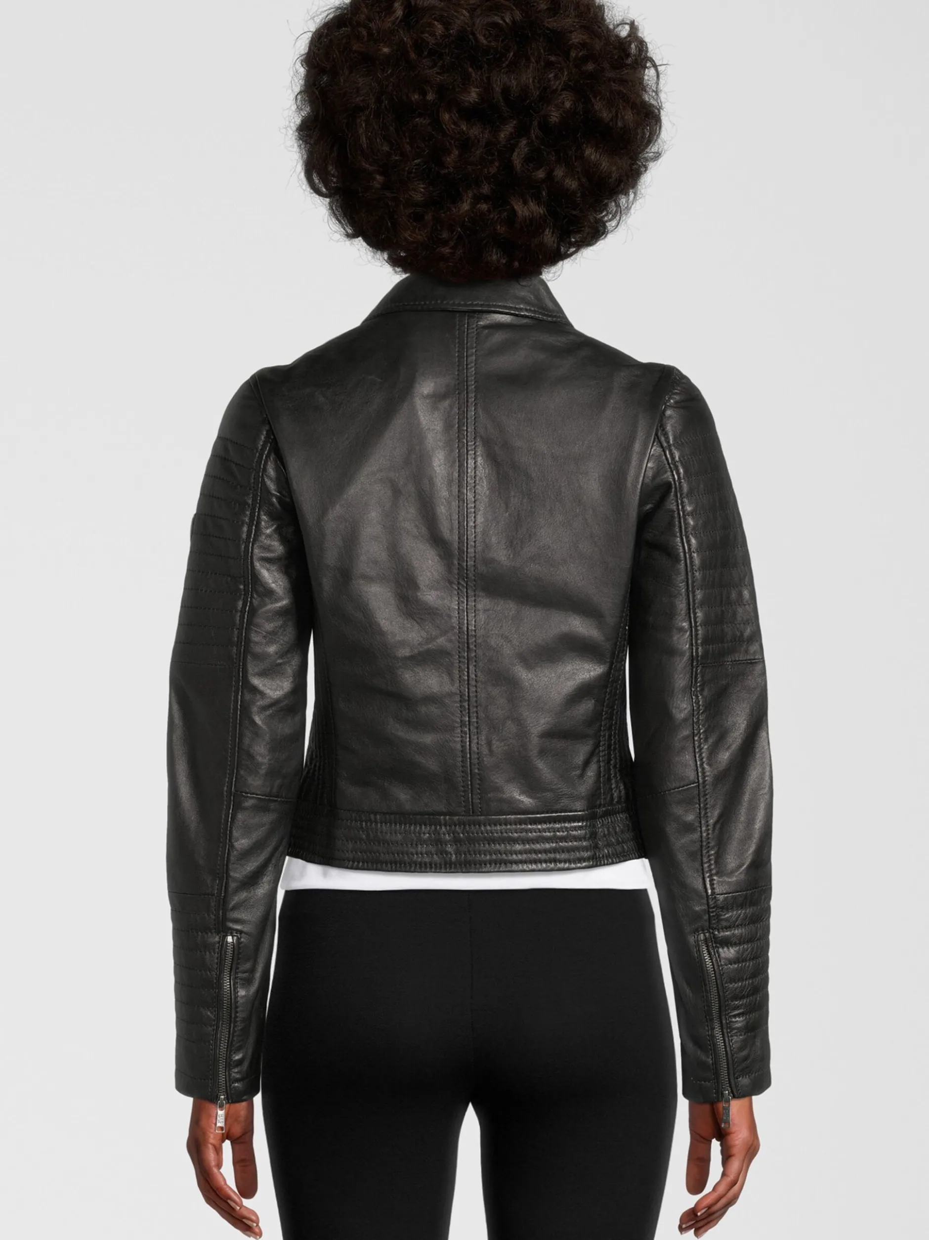HIS Damen Lederjacke - SABIA in schwarz