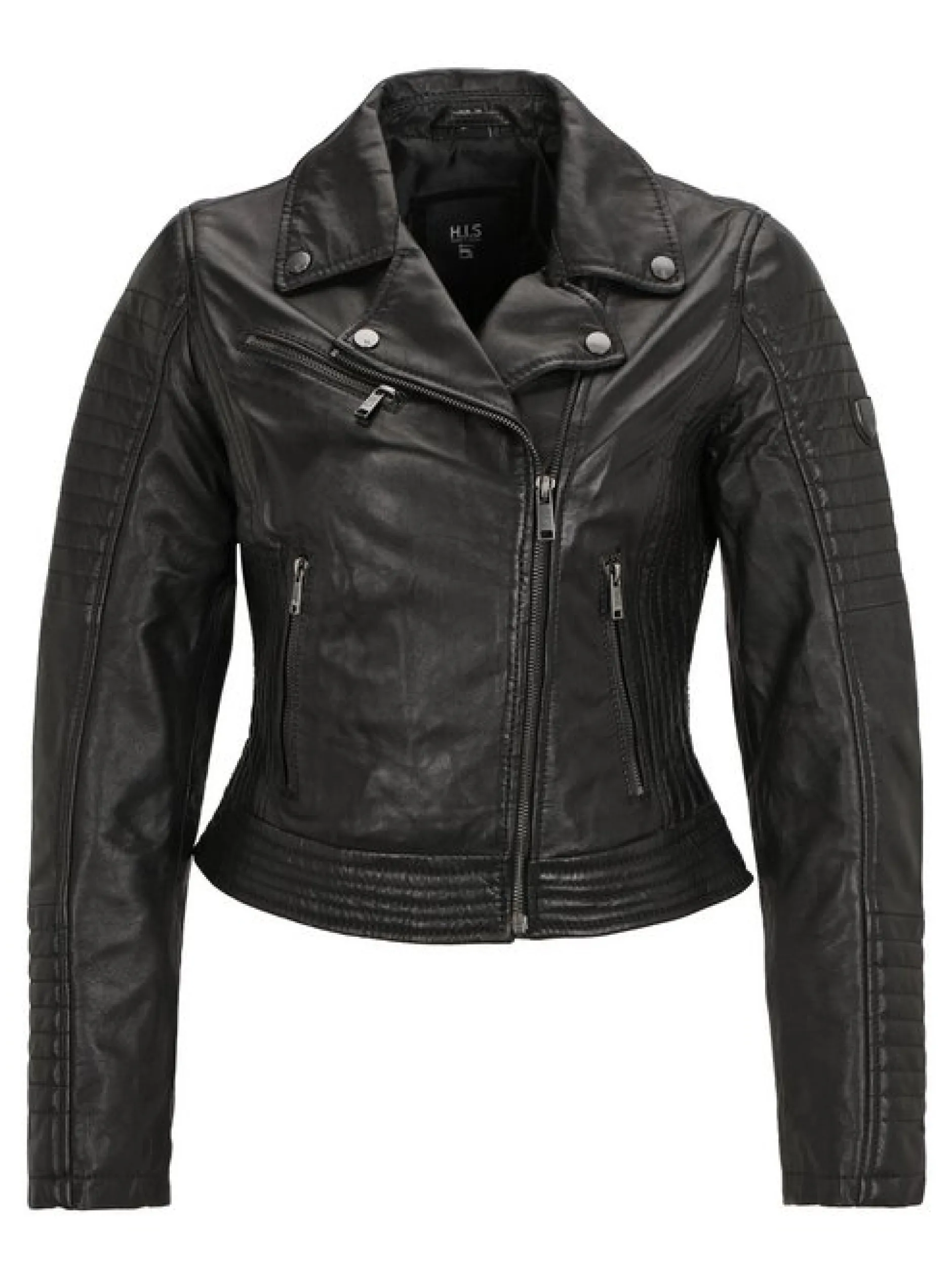 HIS Damen Lederjacke - SABIA in schwarz