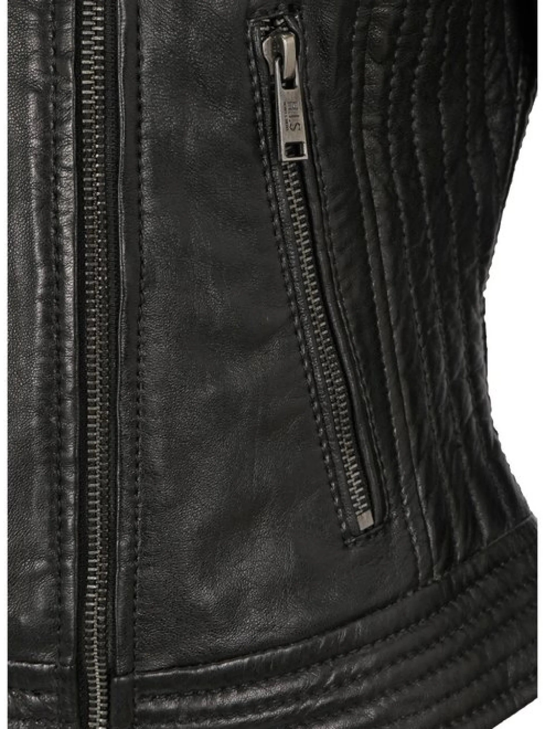 HIS Damen Lederjacke - SABIA in schwarz