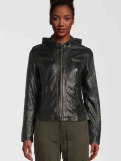 HIS Damen Lederjacke - SABRINA in schwarz