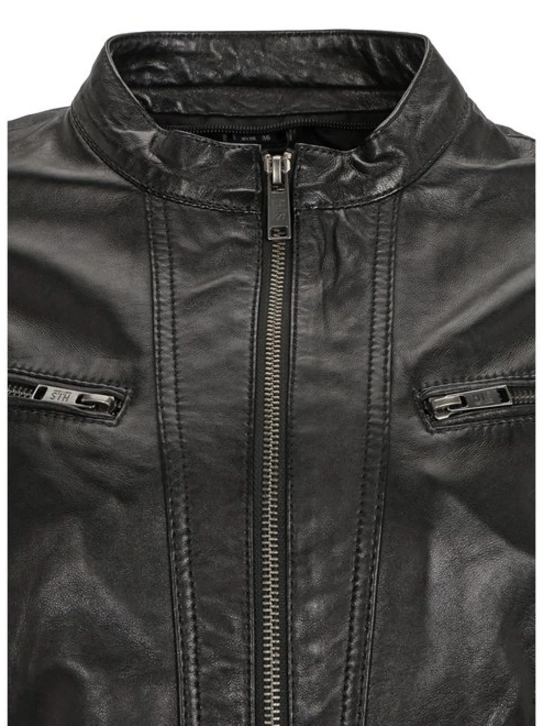 HIS Damen Lederjacke - SABRINA in schwarz