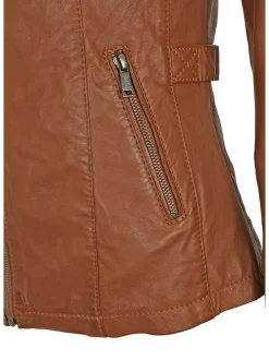 HIS Damen Lederjacke - SCARLET in cognac