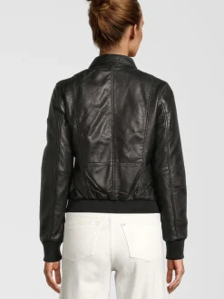 HIS Damen Lederjacke - SINA in schwarz