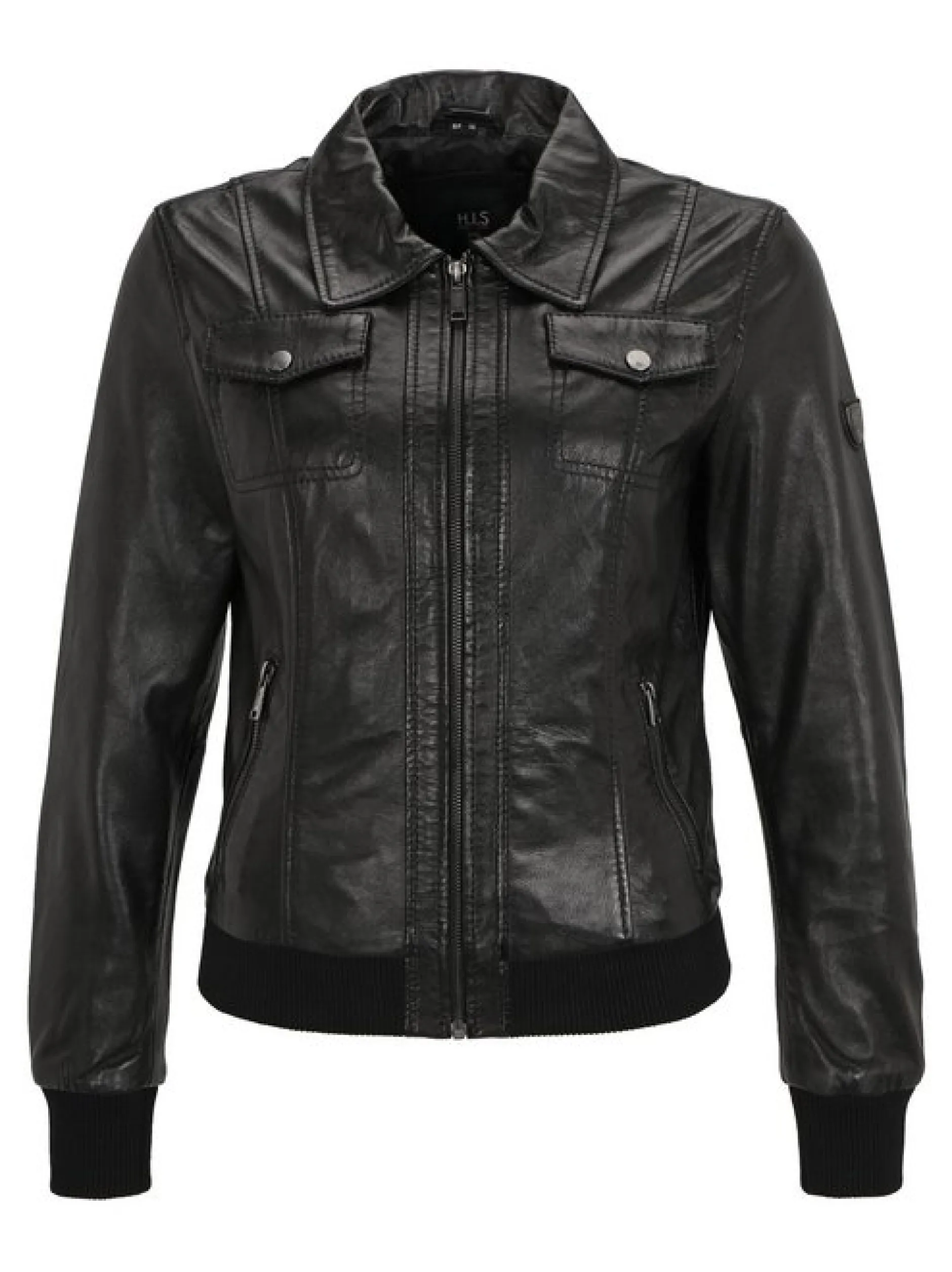HIS Damen Lederjacke - SINA in schwarz