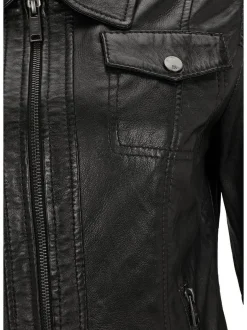 HIS Damen Lederjacke - SINA in schwarz