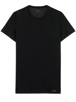 HOM Herren T-Shirt - H-Fresh Crew Neck in schwarz
