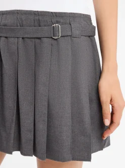 HUGO BLUE Damen Sommerkleid - Norila in weiß grau