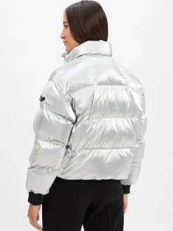 HUGO BLUE Damen Steppjacke - Fiorella-1_B in silber