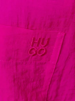 HUGO Damen Bluse Elodina in fuchsia - Ärmel: langarm